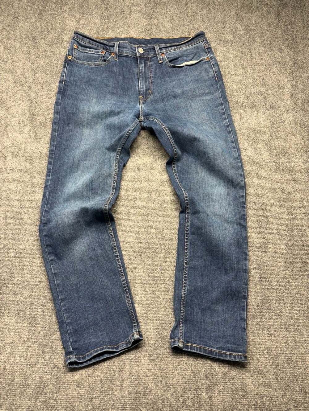 Levis 511 Jeans Mens 34x30 Blue Slim Fit Straight Leg Denim Medium Wash Casual